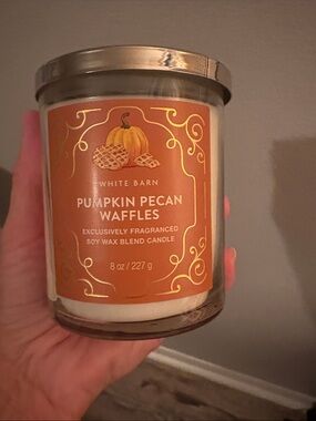 🆕🕯️🧇🎃 White Barn Pumpkin Pecan Waffles single wick